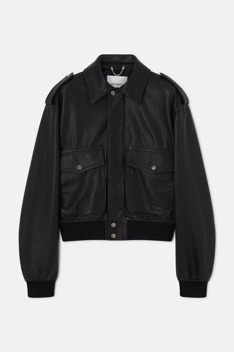 AVIATOR - HALFBOY - LEATHER JACKET