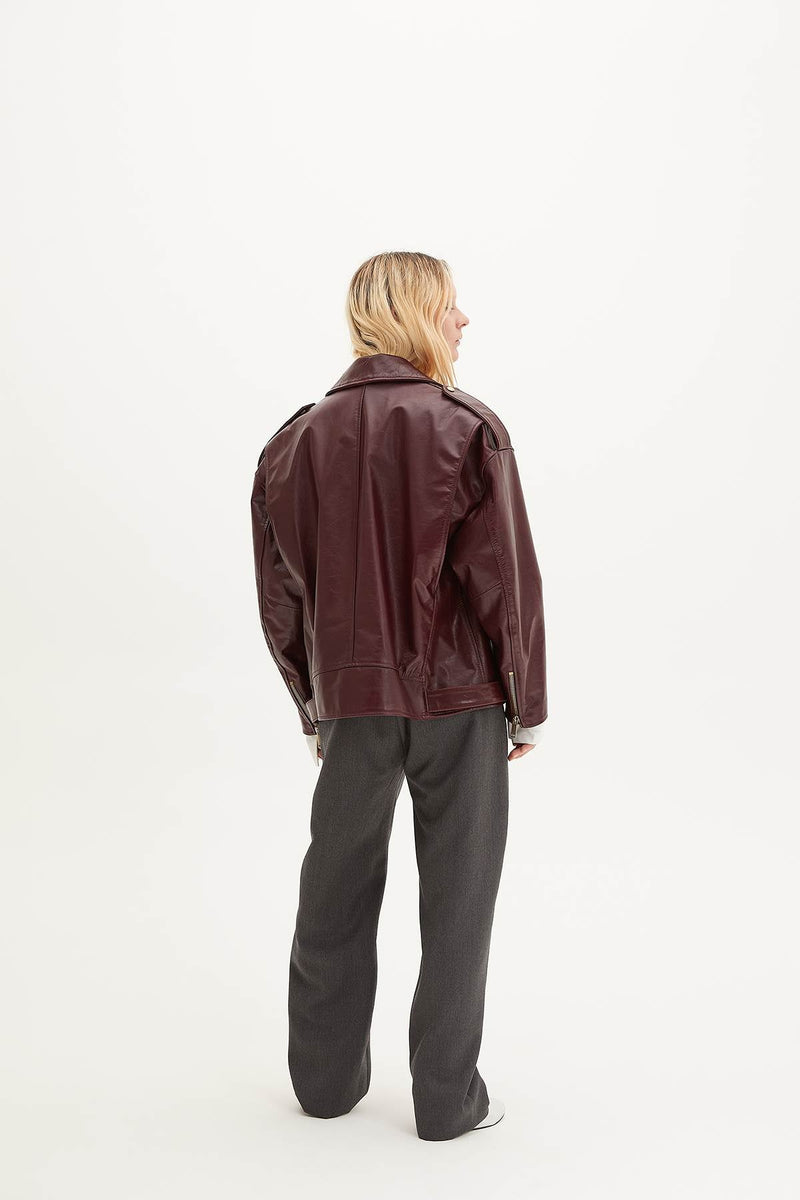 BIKER JACKET - HALFBOY - LEATHER BIKER