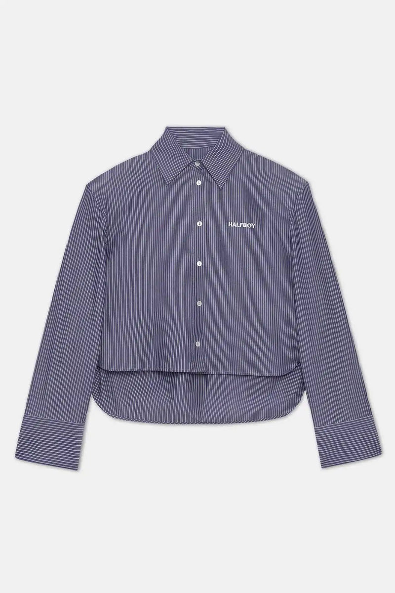 BOY SHIRT WITH PADDED SHOULDER - HALFBOY - L/S SHIRT