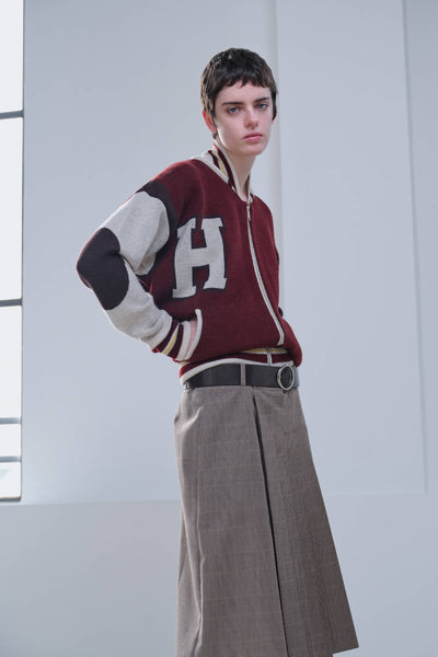 COLLEGE BOMBER - HALFBOY - KNIT CARDIGAN