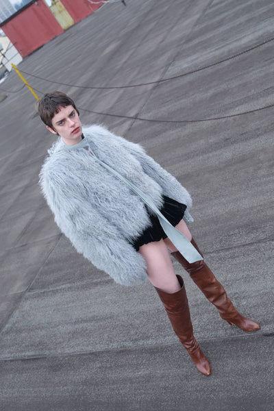 MONGOLIA BOMBER - HALFBOY - LEATHER BOMBER