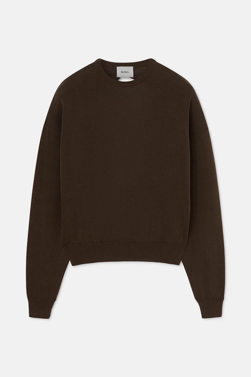 OBLO CREWNECK - HALFBOY - KNIT ROUND NECK