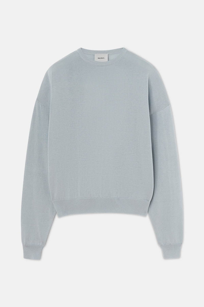 OBLO CREWNECK - HALFBOY - KNIT ROUND NECK