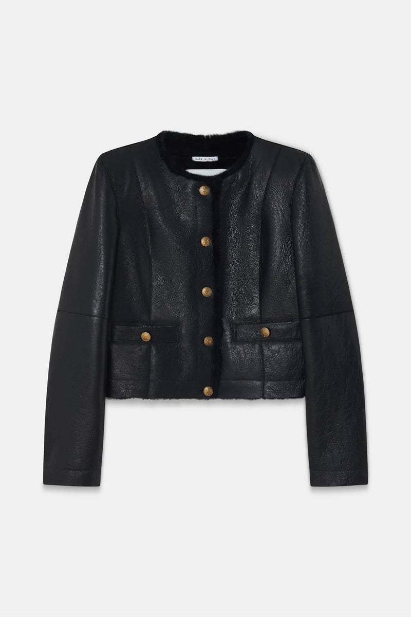 SHEARLING ALICE JACKET - HALFBOY - LEATHER JACKET